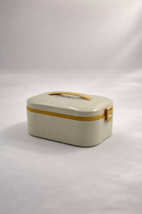 Hermia Caja de almuerzo de acero inoxidable Mostaza 650 ml Hermia Caja de almuerzo de acero inoxidable Mostaza 650 ml